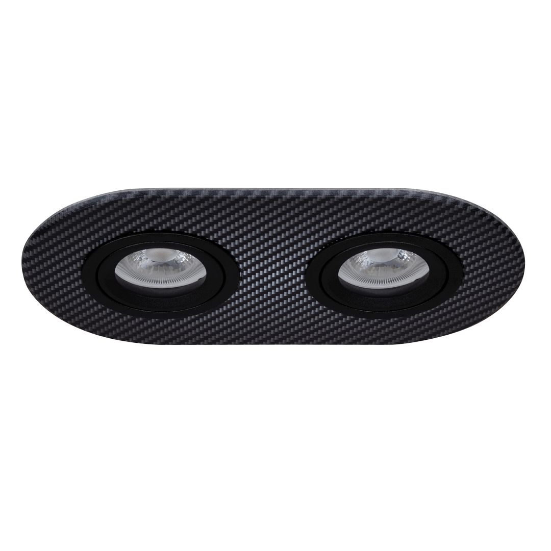 goldX ZE1001-43 2x12 Watt Karbon Fiber Desenli Sıva Altı LED Spot (SAMSUNG LED & EAGLERISE Driver)