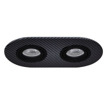 goldX ZE1001-43 2x12 Watt Karbon Fiber Desenli Sıva Altı LED Spot (SAMSUNG LED & EAGLERISE Driver)