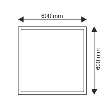 K2 GLOBAL HAN013C 60x60 Clip in Panel Çerçevesi