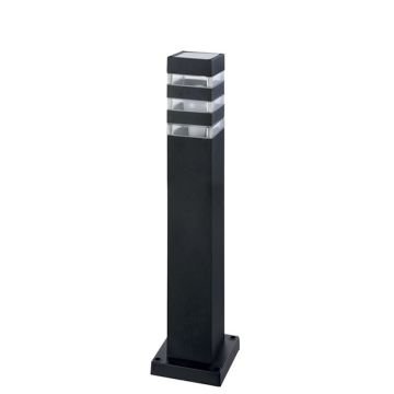 HOROZ 075-017-0003 PALMERA 50 cm Siyah Bollard Armatür (Metal Kasa)
