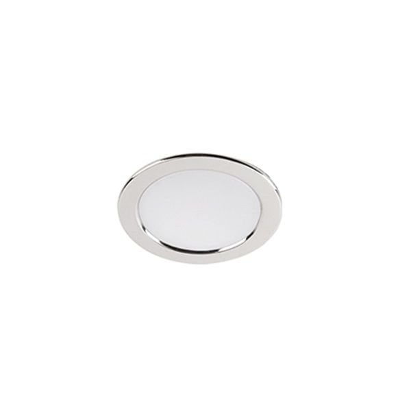 GOYA GY 2306 4 Watt Krom-Saten Sıva Altı Yuvarlak LED Spot - Gün Işığı (3000K)