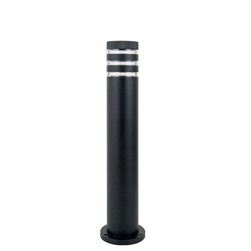 HOROZ 075-018-0003 PALMERA 50 cm Siyah Bollard Armatür (Metal Kasa)