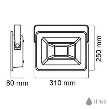 HOROZ 068-008-0200 200 Watt LED Projektör - Beyaz Işık (6400K)