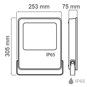 HOROZ 068-006-0100 100 Watt LED Projektör - Beyaz Işık (6400K)