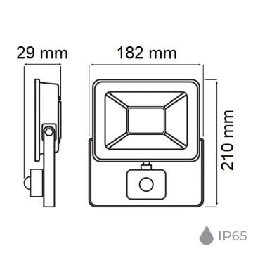 HOROZ 068-009-0030 30 Watt Sensörlü LED Projektör