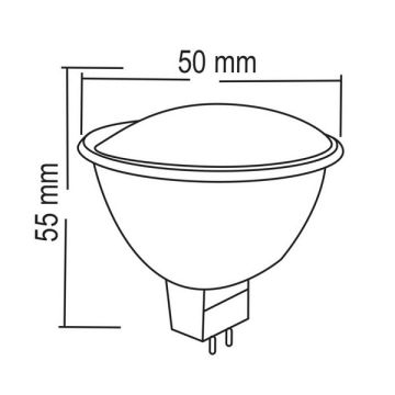 FORLIFE FL-1259 7 Watt Dimli GU10 Duylu LED Ampul