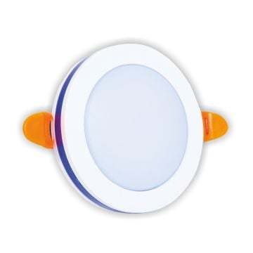 HELIOS HS1068 36 Watt Sıva Altı Yuvarlak LED Panel - Beyaz (6500) + Mavi