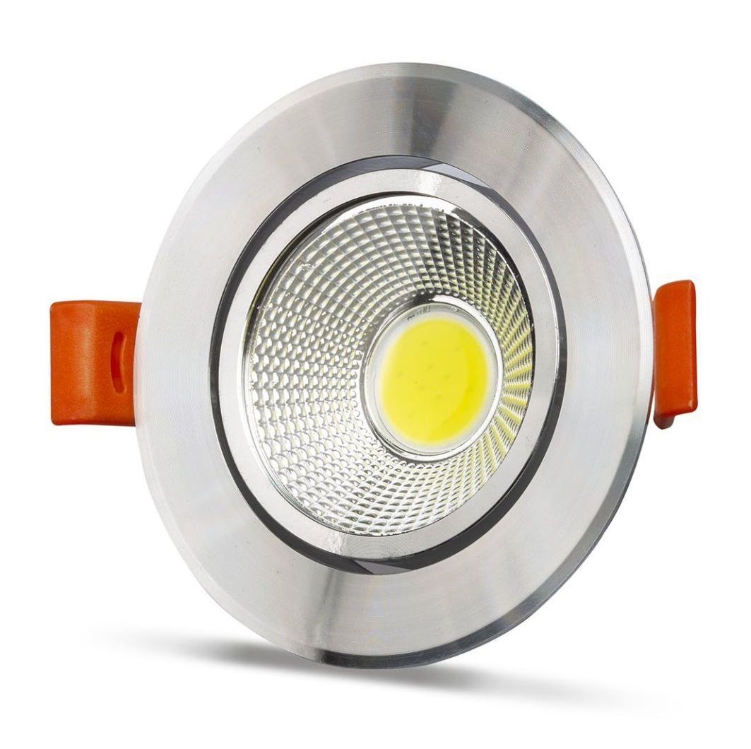 NOAS YL28 0502 Mercan 5 Watt S va Alt Krom Yuvarlak LED Spot
