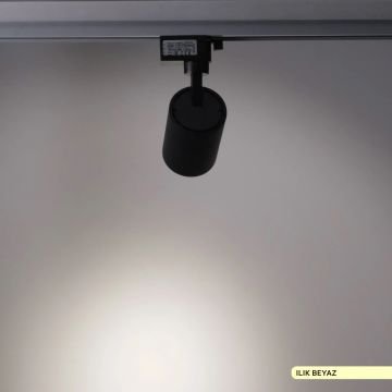 ACK AD30-11011 10 Watt Siyah Kasa LED Ray Spot - Ilık Beyaz (4000K)