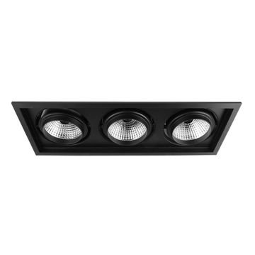 GOYA GY 3043-30 Siyah Kasa 3x30 Watt Üçlü LED Mağaza Spotu
