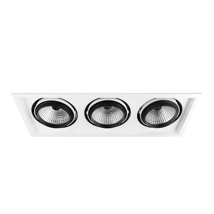 GOYA GY 3043-30 Beyaz Kasa 3x30 Watt Üçlü LED Mağaza Spotu