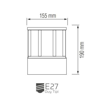 inoled 9142 Zambak Set Üstü Aplik (PC Gövde)