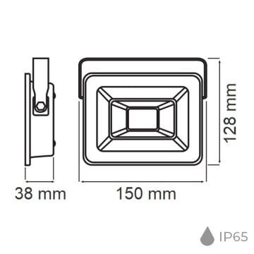 HOROZ 068-008-0020 20 Watt LED Projektör - Beyaz Işık (6400K)