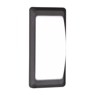 08 12 Watt Siyah Dış Mekan LED Aplik - Gün Işığı (3000K) - IP65