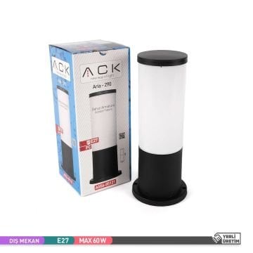 ACK AG56-05121 Aria 29 cm Bollard Armatür (E27 Duylu - PC Gövde)
