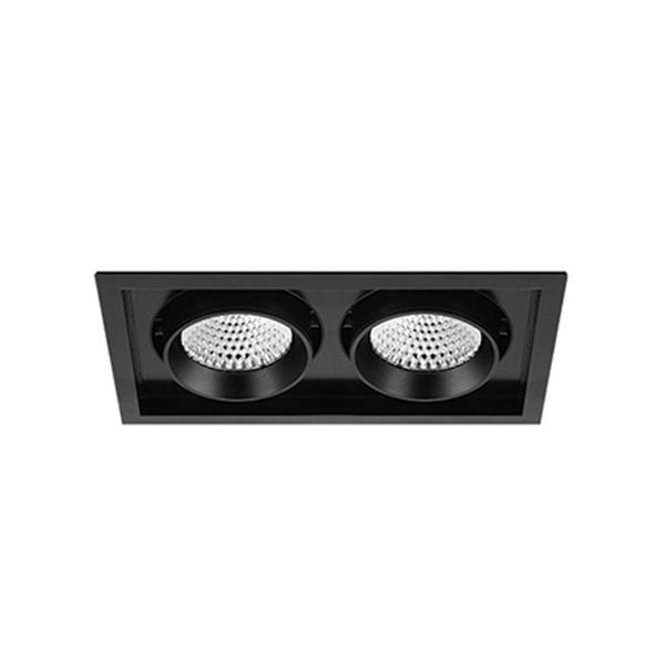 GOYA GY 3052-30 Siyah/Beyaz Kasa 2x30 Watt İkili LED Mağaza Spotu