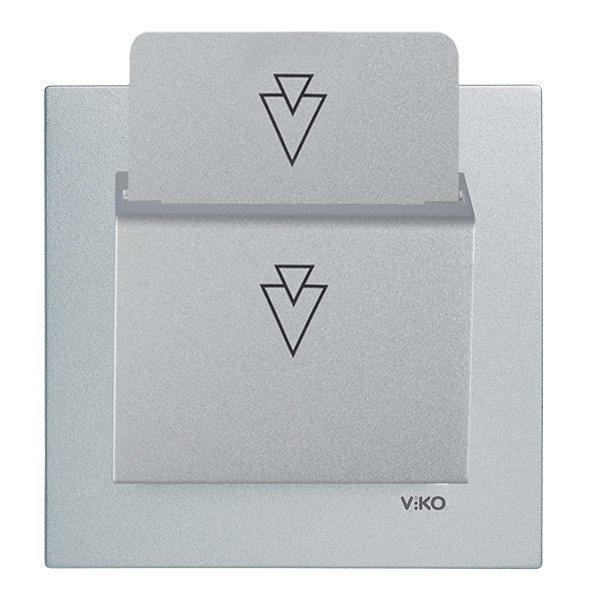VİKO Novella/Trenda 92605022 Energy Saver Üst Modülü (13.56 Mhz) [Gümüş]