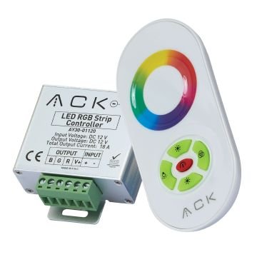 ACK AY30-01120 12 Volt 18 Amper 288 Watt Dokunmatik RGB Kumandası