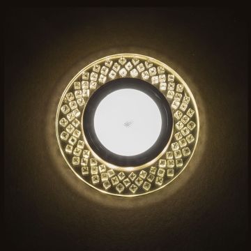 NOAS YL65-1787 ADONİS Ilık Beyaz (4000K) LED Çerçeve Işıklı Kristal Spot Kasası
