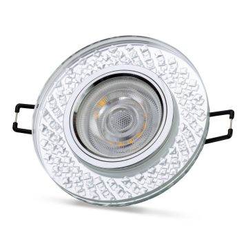NOAS YL65-1787 ADONİS Ilık Beyaz (4000K) LED Çerçeve Işıklı Kristal Spot Kasası