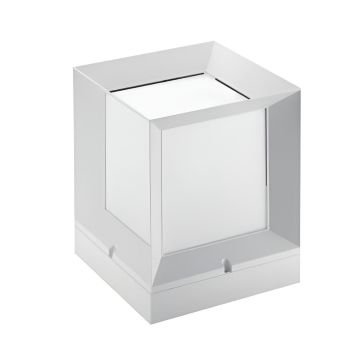 HOROZ 400-020-129 PRİZMA Beyaz Küp Set Üstü Aplik (Plastik Kasa)