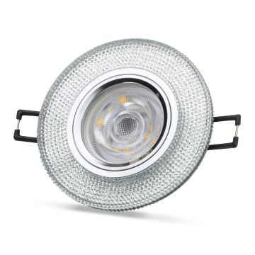 NOAS YL65-1707 LİTA Ilık Beyaz (4000K) LED Çerçeve Işıklı Kristal Spot Kasası
