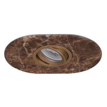 goldX ZE1000-33 12 Watt Kahve Mermer Desen Doğal Taş Sıva Altı LED Spot (SAMSUNG LED & EAGLERISE Driver)