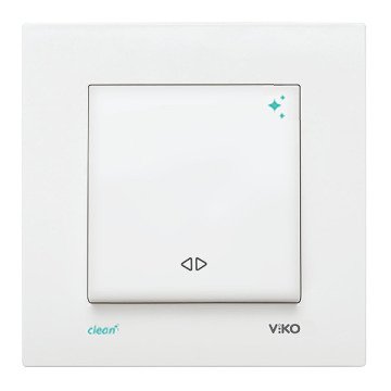 VİKO Karre Clean 90966031 Permütatör (Ara Vavien) [Beyaz]