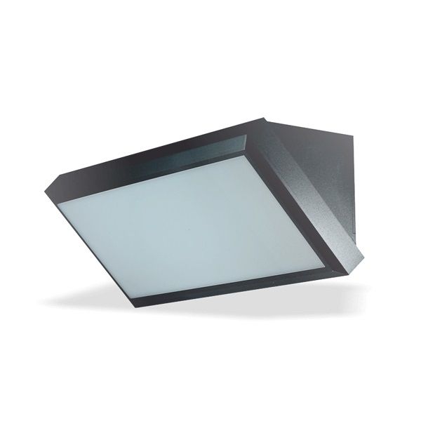 HELIOS HS 5800 12 Watt Siyah Dış Mekan LED Aplik - Metal Gövde - Gün Işığı (3200K)
