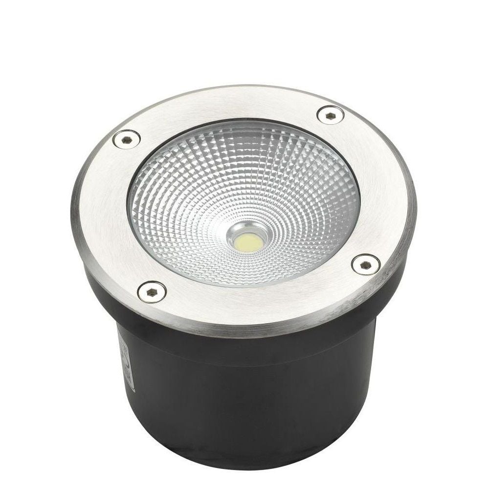 HOROZ 079-005-0002 ELMAS Krom 2 Watt Yere Gömme LED Armatür - Beyaz Işık (6400K)