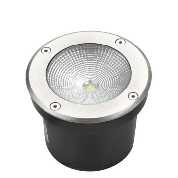 HOROZ 079-005-0002 ELMAS Krom 2 Watt Yere Gömme LED Armatür - Beyaz Işık (6400K)