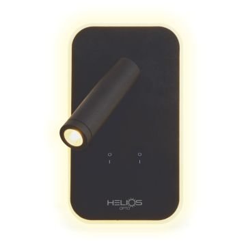 HELIOS HS 5823 15 Watt Derin Siyah LED Aplik - Ilık Beyaz (4000K)