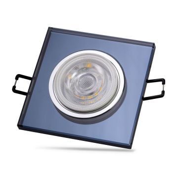 NOAS YL65-1630 HADES Kare Antrasit Cam Spot Kasası