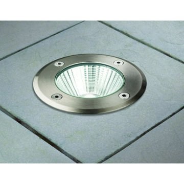 HOROZ 079-003-0002 SAFİR Krom 2 Watt Yere Gömme LED Armatür - Beyaz Işık (6400K)
