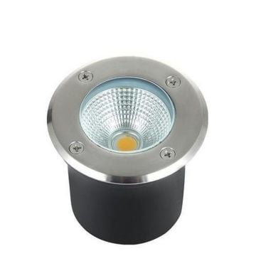 HOROZ 079-003-0002 SAFİR Krom 2 Watt Yere Gömme LED Armatür - Beyaz Işık (6400K)