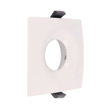 ACK AH03-04130 Beyaz Sıva Altı Kare Spot Kasası - Metal