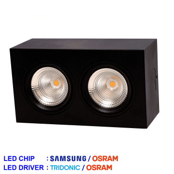 CL-Deko-002 Sıva Üstü İkili LED Spot