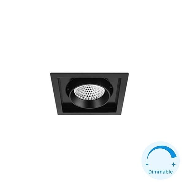 GOYA GY 3051-30 Siyah/Beyaz Kasa 30 Watt Dimli LED Mağaza Spotu