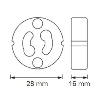 HOROZ 094-004-0002 Porselen GU10 Duy