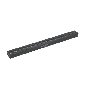 HELIOS HS8584 18 Watt 35 cm Siyah Gövde Lensli OSRAM LED Magnet Armatür - 2 Renk Fonksiyonlu [Ilık Beyaz (4000K) + Gün Işığı (3000K)]