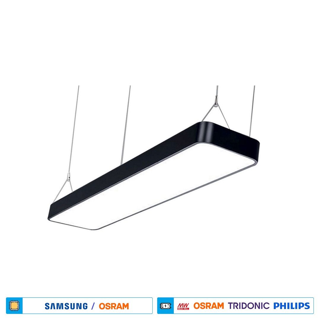 ACK AL02-11101 63 Watt 20x100 cm Lineer Armatür (SAMSUNG/OSRAM LED & TRIDONIC/PHILIPS/MEAN WELL Driver)