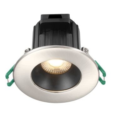 SYLVANIA 0005176 9 Watt Satin Nikel-Siyah Dış Mekan Sıva Altı Dimli LED Spot - Gün Işığı (3000K)