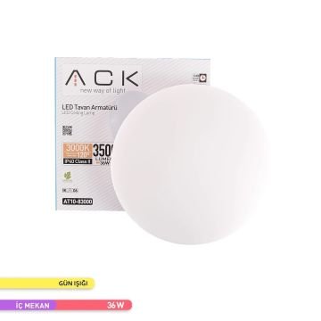 ACK AT10-83000 36 Watt Dekoratif LED Tavan Armatürü - Gün Işığı (3000K)