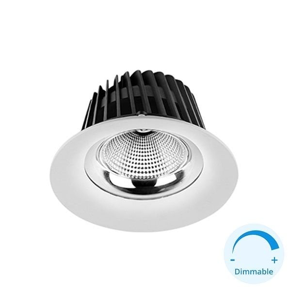 GOYA GY 3018-28 Beyaz Kasa 30 Watt Dimli LED Mağaza LED Spotu