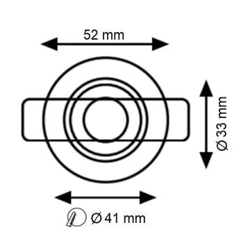 K2 GLOBAL KLS519S 3 Watt Saten LED Manda Gözü Spot