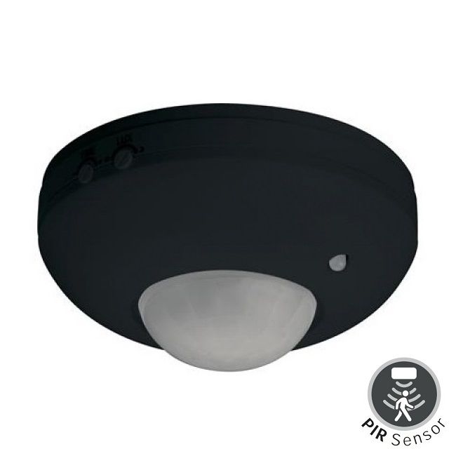 HOROZ 088-001-0001 FOCUS Tavan Tipi 360 Derece Siyah Sıva Üstü Hareket Sensörü