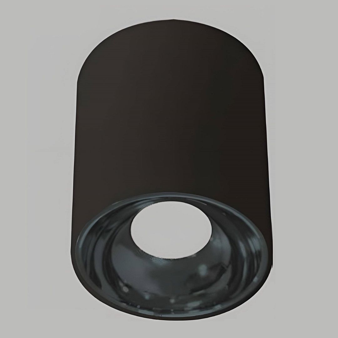 YCL YC 1510 10x10 cm Siyah-Platin Sıva Üstü Silindir Spot Kasası