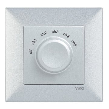 VİKO Novella/Trenda 92605082 Kanal Seçme Anahtarı [Gümüş]