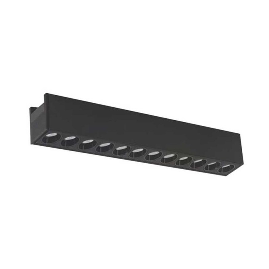 CATA CT-5821 Cortez Siyah 24 Watt 24 cm Lensli LED Magnet Armatür - Gün Işığı (3200K)