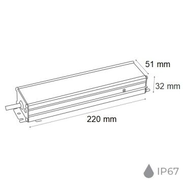 HOROZ 083-001-0180 VESTA 12 Volt 15 Amper 180 Watt Slim Dış Mekan LED Trafosu